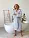 Халат чоловічий з капюшоном COSY світло-сірий 901 фото 5