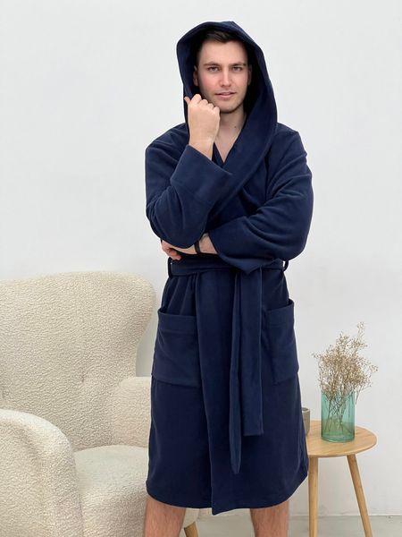 Халат теплий чоловічий флісовий COSY південна ніч 915 фото
