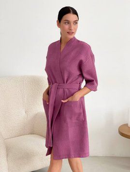 Халат жіночий вафельний кімоно COSY теракота 103 фото